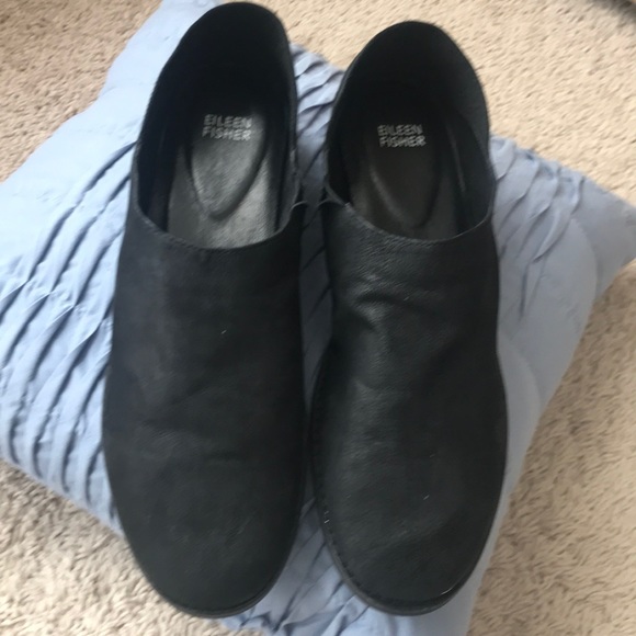 Eileen Fisher soft leather loafers